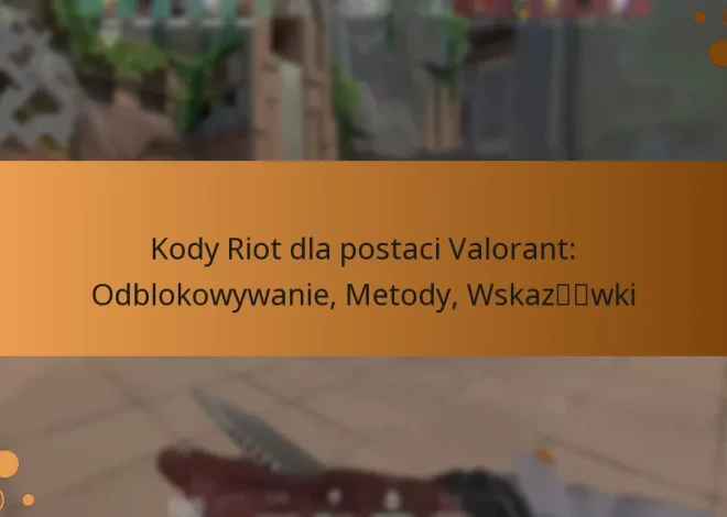 Kody Riot dla postaci Valorant: Odblokowywanie, Metody, Wskazówki