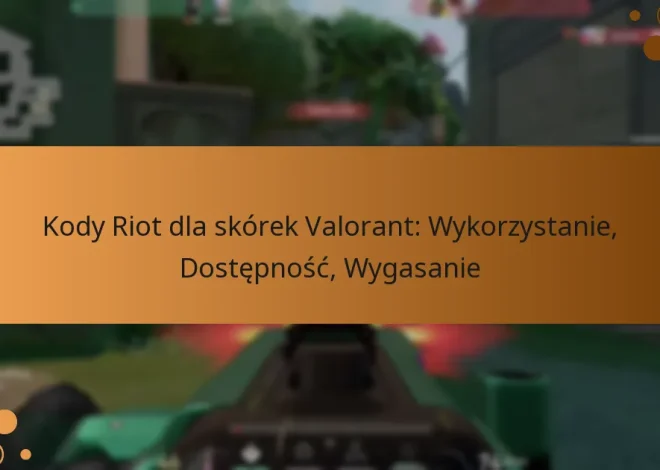 Kody Riot dla skórek Valorant: Wykorzystanie, Dostępność, Wygasanie