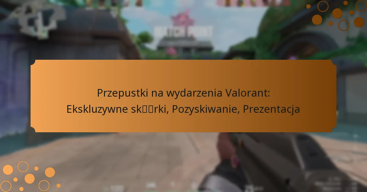 Przepustki na wydarzenia Valorant: Ekskluzywne skórki, Pozyskiwanie, Prezentacja