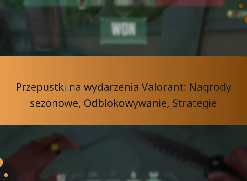 Przepustki na wydarzenia Valorant: Nagrody sezonowe, Odblokowywanie, Strategie